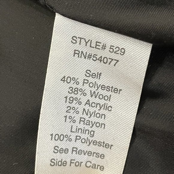 CAbi Size 4 Over The Moon Wool Tweed Osprey Mockingbird Moto Jacket Coat 529 - Picture 7 of 11